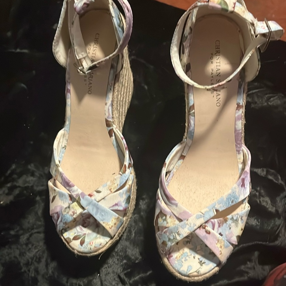 Women's Floral Wedge Sandals